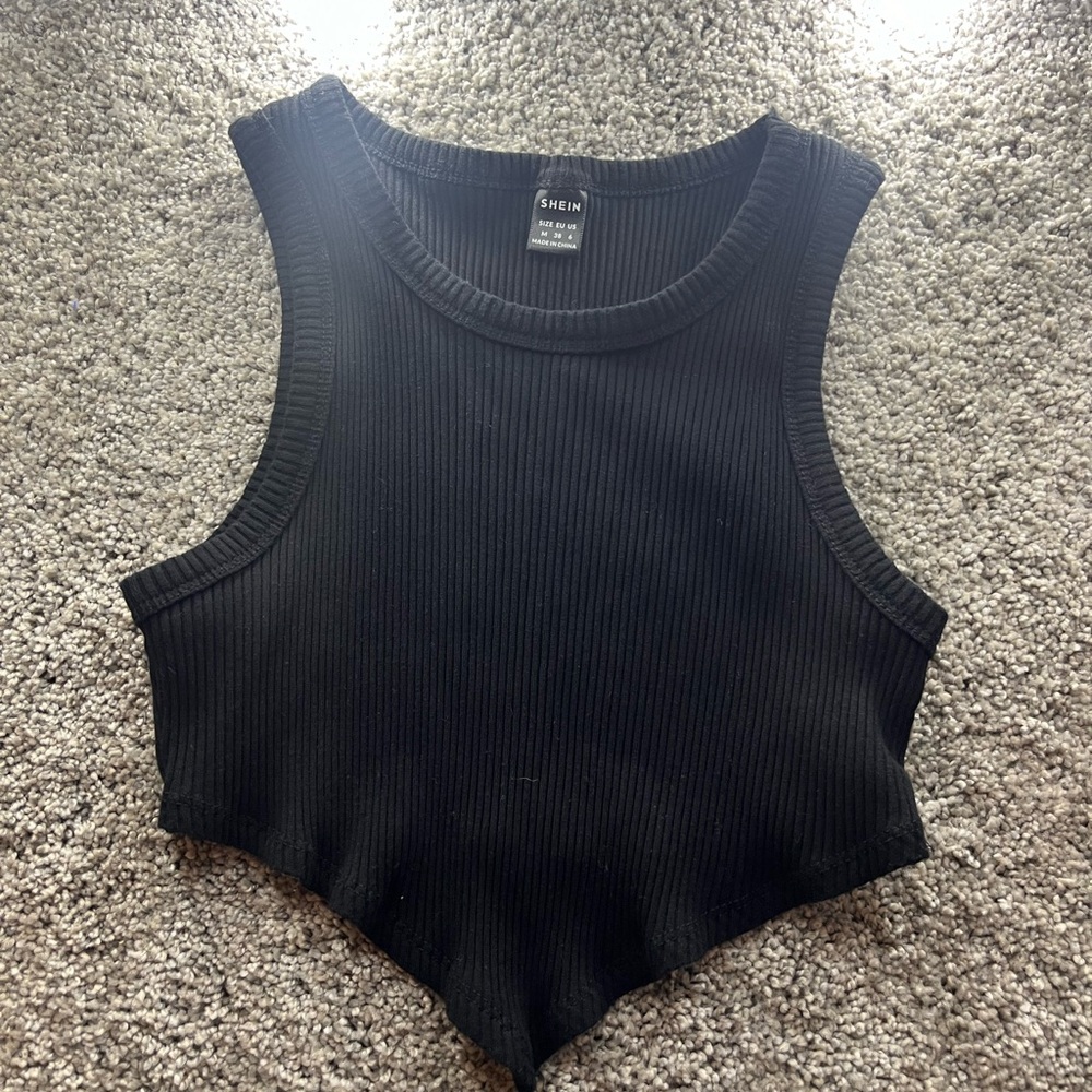 shein v black tank